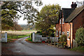 Looking west to Park Gates, Offchurch