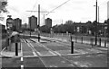 Manchester Metrolink - entrance to tunnel ramp, Eccles