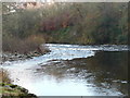 The River Tay flows into its rapids