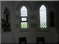 Statue of the Madonna in the entrance at St Coleman