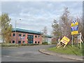 Entrance to a small industrial estate