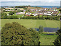 Castle View houses and primary school from Killyleagh Castle