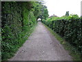 View along footpath to Felderland Lane