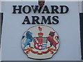 Sign for The Howard Arms, Front Street