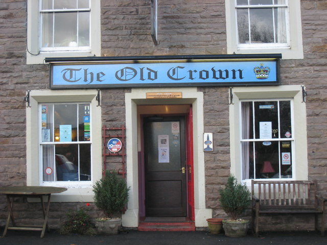 The Old Crown pub at Hesket Newmarket
