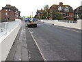 Radnor Bridge Road looking E towards the East Cliff