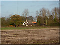 Moat Farm across the field