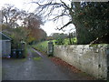 Drive leading to Newbrough Lodge