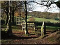 Seat by car park, Postbridge