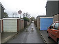 Alley leading from Granada Close to London Road