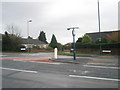 Looking across London Road towards Prochurch Road