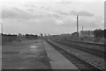 Derelict remains of Bilston Central Station looking towards Wednesbury and Birmingham Snow Hill. 1978