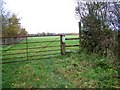 Gate and stile near Barrow Street