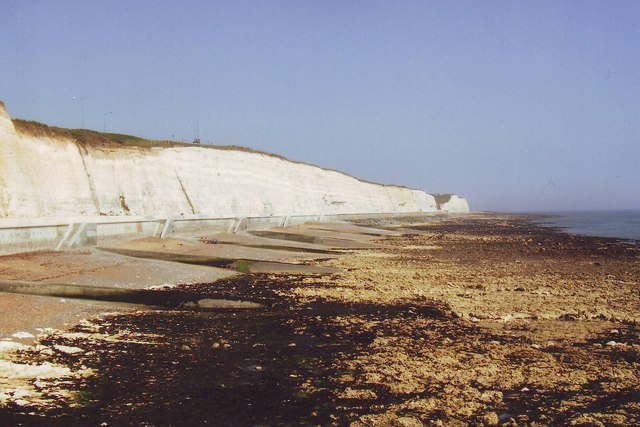 The cliffs below Roedean, Brighton
