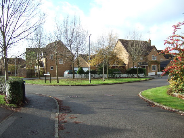 Road junction on The Shires, Towcester