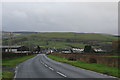 The A485 approaching Tregaron