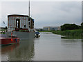 View along the River Stour at high water