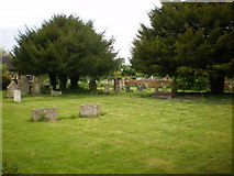 SP2446 : The Parish Church of St David, Newbold-on-Stour, Graveyard by Alexander P Kapp