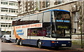 J3374 : Coaches, College Square North, Belfast (19) by Albert Bridge
