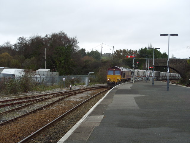 China Clay Train approaching Par Station