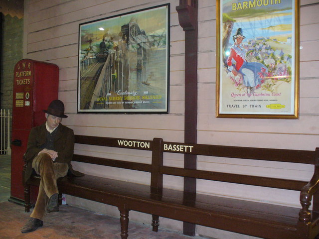 Reconstruction of Wootton Bassett station in Steam Museum