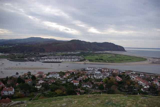 Houses by Deganwy Castle Ruins