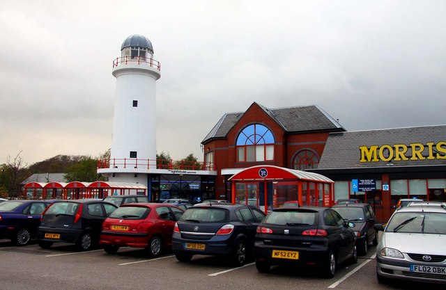 Supermarket with its own lighthouse