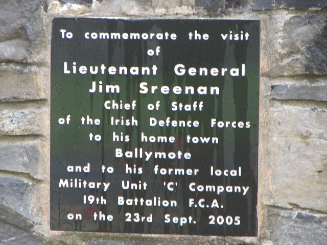 Commemorative Plaque, Ballymote Castle © Willie Duffin :: Geograph Ireland