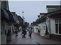 A wet morning at Bicester Outlet Village