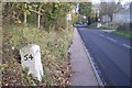 Mile post on Roman Road, Upper Harbledown