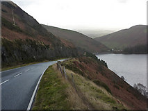 SN9188 : Steep slopes above Llyn Clywedog by Andrew Hill