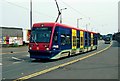 Midland Metro tram no. 16 in Bilston Road