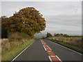 Approaching a bend on the A361