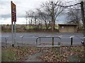 Footpath and bus stop, Barnsdale Road