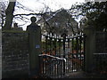 Church gates, Knowsley Road