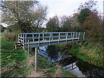 TF0408 : Footbridge over the Gwash by Tim Heaton