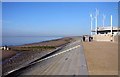 The new Promenade and cafe at Cleveleys