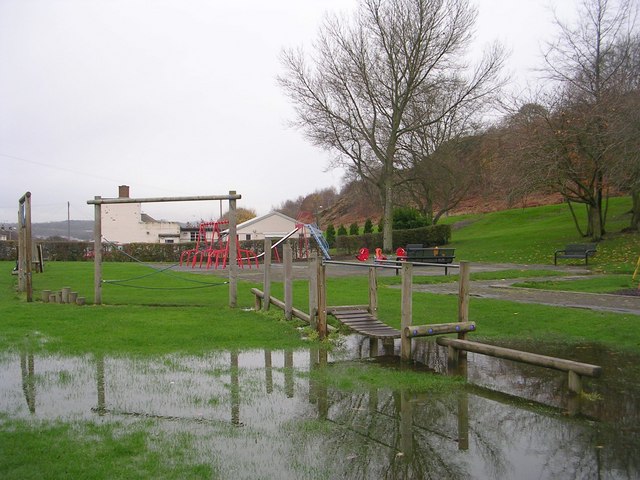 Flooded Playground! -  Cliffe Avenue