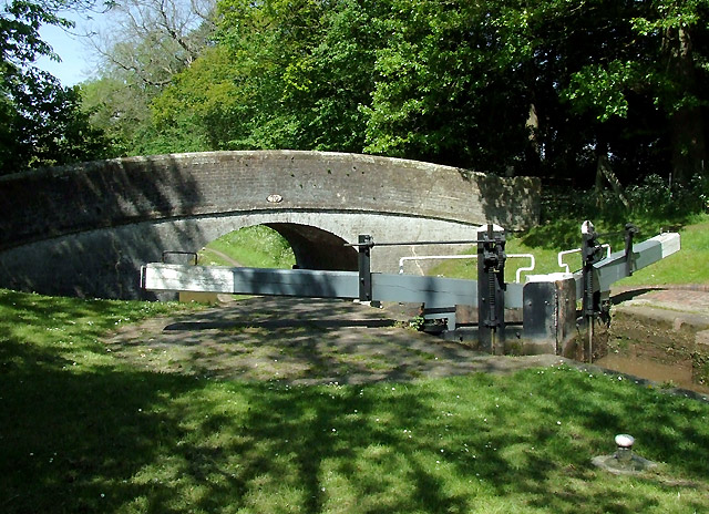 Adderley Lock No 2 south of Audlem, Shropshire