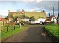 Thatched cottage on the village green