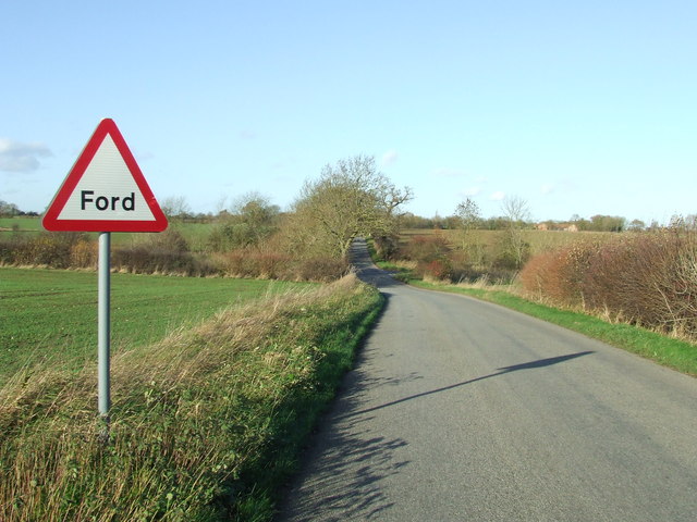 Road sign with ford on it #9