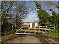 Gates and barn