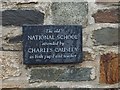 Plaque to Charles Causley