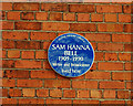 J3373 : Sam Hanna Bell plaque, Belfast by Albert Bridge