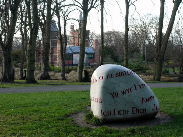'The Language Stone', Saltwell Park