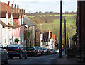 Looking down Prentice Street, Lavenham