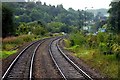 The railway runs alongside London Road in Brimscombe