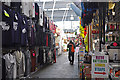 Man eating a pasty - Plymouth Market