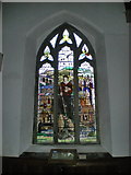 SD8789 : St Margaret's Church, Hawes, Stained glass window by Alexander P Kapp
