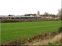 TL5479 : Ely football and rugby grounds by Evelyn Simak